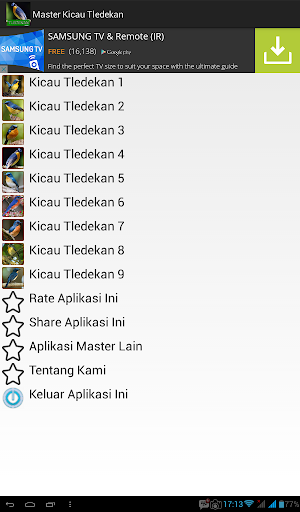 Master Kicau Tledekan/Sulingan Screenshot 2