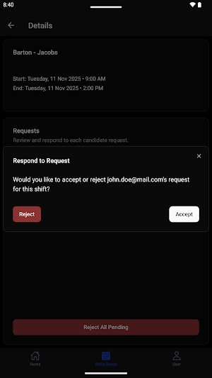 Serenity Locums Screenshot 2