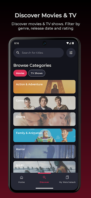 Watchstack - Find Movies & TV Screenshot 3