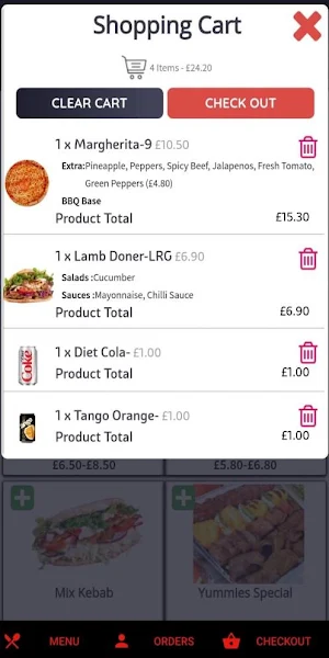 Yummies Kebab Bridgewater Screenshot 1