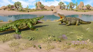 Crocodile Family: Animal Games Screenshot 0