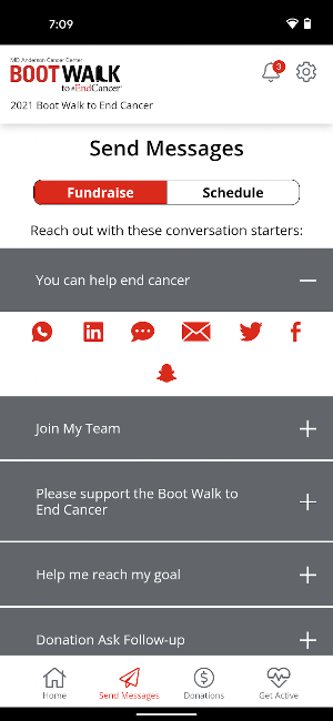 Boot Walk to #endcancer Screenshot 2
