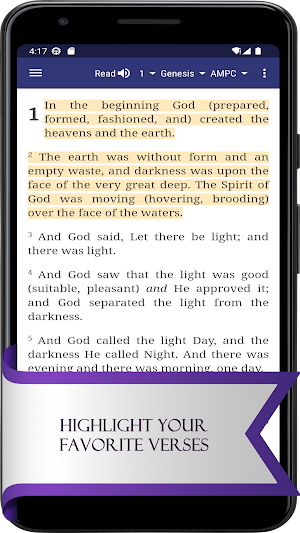 Holy Bible AMPC Screenshot 1