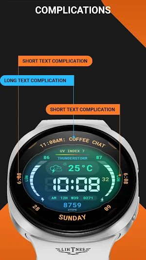LumeX Digital Face 130 Screenshot 3
