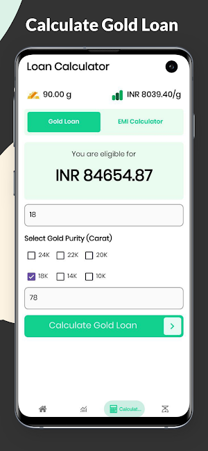 Gold Tracker & Loan Calculator Screenshot 3