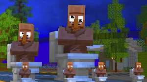 Skibidi Toilet Villager MCPE Screenshot 2