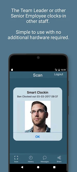 Smart Clockin Manager Screenshot 0