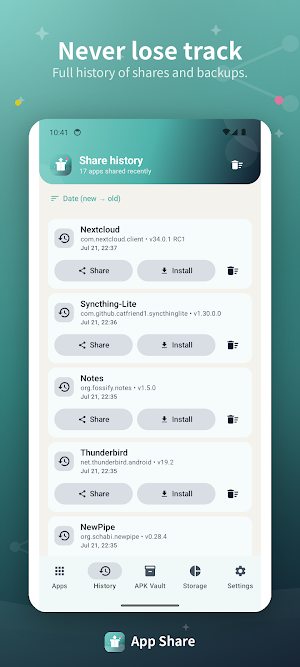 AppShare – APK Backup & Share Screenshot 3