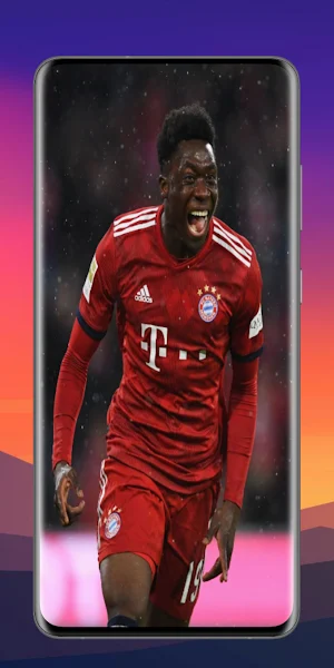 Alphonso Davies 4K Wallpaper Screenshot 3