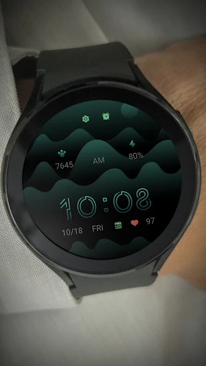 Flat Forest Green ZKin Watch Screenshot 3