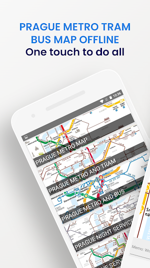 PRAGUE METRO TRAM BUS MAP Screenshot 0