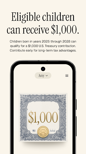 Trump Accounts: Official App Screenshot 1