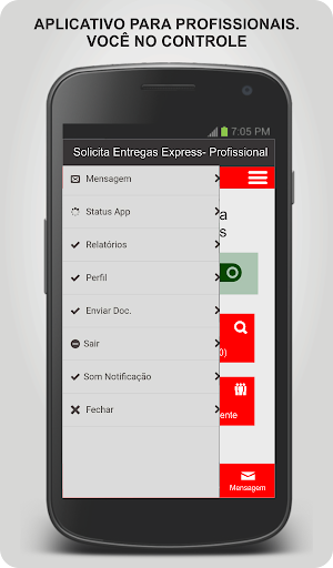 Solicita Entregas Express - Profissional Screenshot 1