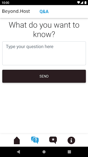 Beyond.Host Participant App Screenshot 2