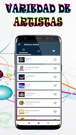 Música Online Gratis Escuchar Salsa Rock Pop Dance Screenshot 2