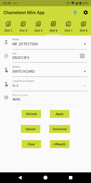 Chameleon Mini App Screenshot 1