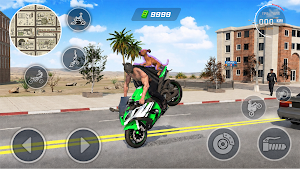 Moto Wheelie: Traffic Bike 3D Screenshot 1
