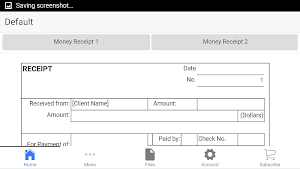 Money Receipt Pro Screenshot 0