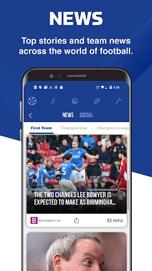 BCFCKRO - Live Scores & News Screenshot 0
