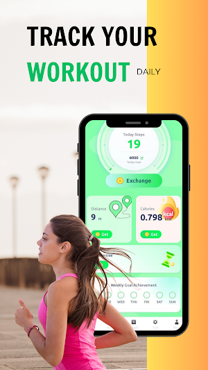Step Runner - Pedometer Track Screenshot 1