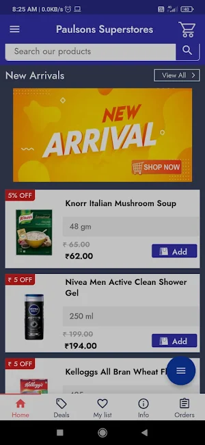 Paulsons Superstores Screenshot 2