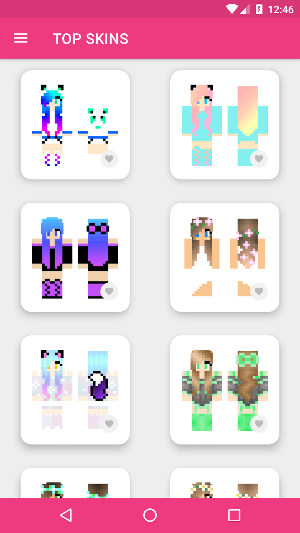 Girls Skins for Minecraft PE Screenshot 1