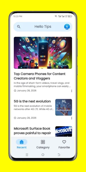 Hello Tips Screenshot 0