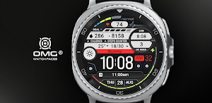 OMG 24 Digital Watch Face Screenshot 0