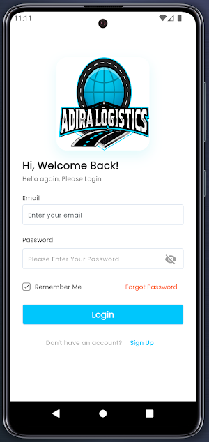 Adira Logistics Screenshot 1