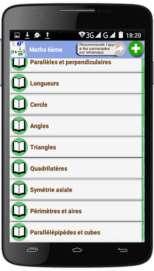 Maths 6ème Screenshot 2