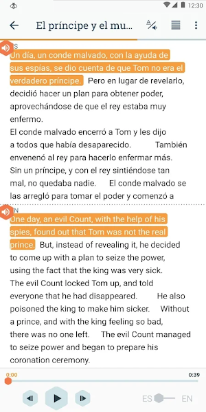 Beelinguapp: Learn Languages Music & Audiobooks screenshot 8