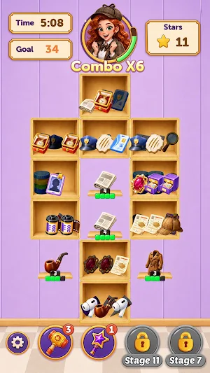 Crazy Detective: Shelf Sweep Screenshot 2