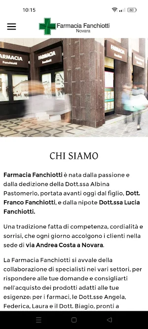 Farmacia Fanchiotti Screenshot 1