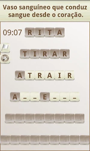 PALAVRAS - Jogo de palavras em Português. Screenshot 1