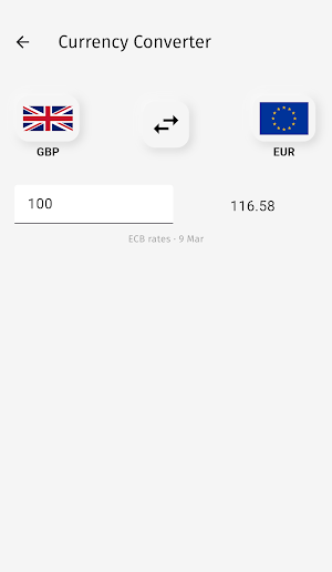 FX Europe — Currency Converter Screenshot 1