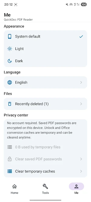 Quick Doc: PDF Tools Screenshot 2