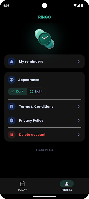 RINGO : The Pill Reminder Screenshot 2