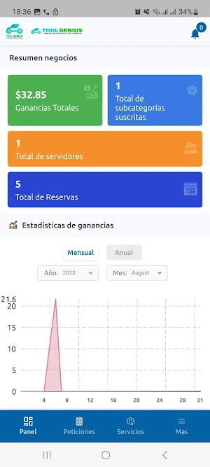Tool Genius proveedor Screenshot 0