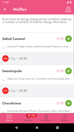 Essex Dessert Company Screenshot 2