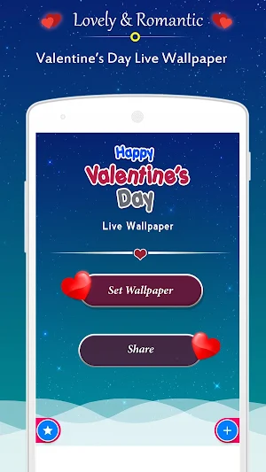 Valentine Day Live Wallpaper Screenshot 0