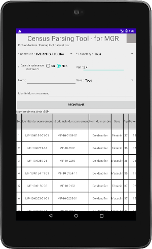 Census Parsing Tool - for MGR Screenshot 1