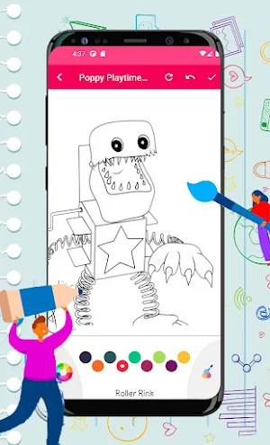 Poppy Playtime Coloring Book Screenshot 1