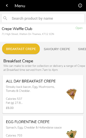 Crepe Waffle Club Screenshot 1