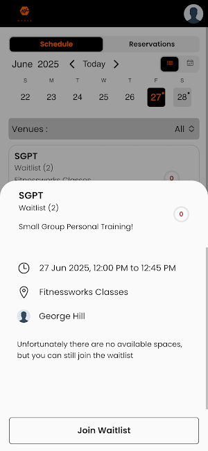 Fitnessworks Screenshot 0