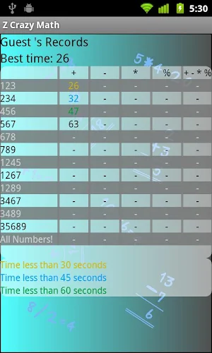 Z Crazy Math Screenshot 3