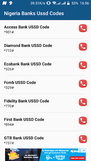 Nigerian Banks Ussd & Money Transfer Codes (Spoma) Screenshot 0