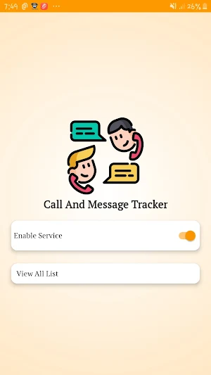 Call and SMS Tracker Screenshot 0