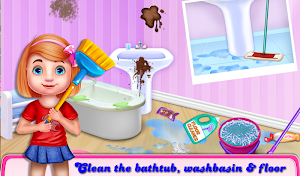 Christmas House Cleaning Time- Girls home Cleaupup Screenshot 0