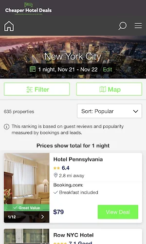 Monthly Rentals: Hotels, Motels & Apartments Screenshot 2