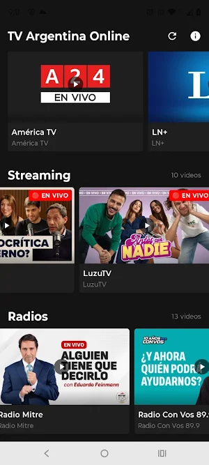 TV Abierta Argentina Screenshot 2